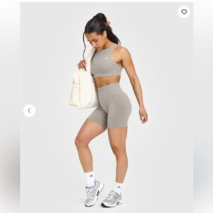 Oner Active Warm Sand Effortless Seamless High Rise Shorts (M)